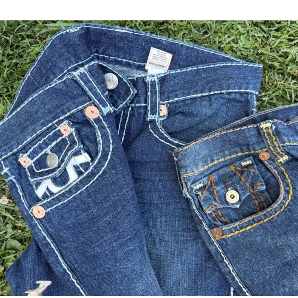 VINTAGE True Religion Billy SuperT Jeans Made in USA horseshoe pocket y2K Bundle